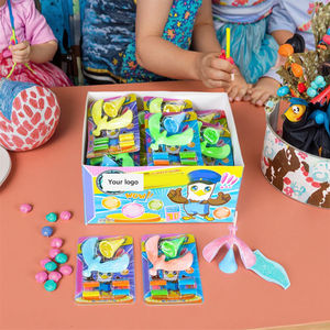Bonbons en gros, étiquette privée personnalisée, assortiment de formes et de <span class=keywords><strong>saveurs</strong></span> amusantes de dessins animés, bonbons gélifiés, bonbons pour enfants, jouet, OEM/ODM - Product Image 3