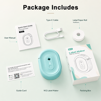 Imprimante d'étiquettes thermiques portable sans fil rechargeable pour expédition, codes-barres, envoi postal, vente au détail, organisation domestique, entrepôt