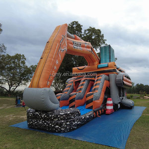 GMY Gonflables Excavateur Gonflable en Forme <span class=keywords><strong>de</strong></span> Videur Combo Gonfiabili Maison Gonflable <span class=keywords><strong>Château</strong></span> avec Toboggan pour Enfants - Product Image 5