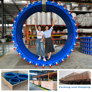 Dn2800 Junta de desmontaje de gran diámetro Compensador de plomería Brida doble Di Hierro dúctil - Product Image 5