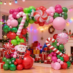 Kit <span class=keywords><strong>de</strong></span> Guirnalda <span class=keywords><strong>de</strong></span> Globos Navideños Personalizados con Globos <span class=keywords><strong>de</strong></span> Papel <span class=keywords><strong>de</strong></span> Aluminio con Diseño <span class=keywords><strong>de</strong></span> Bastón <span class=keywords><strong>de</strong></span> Caramelo, Santa Claus y Molino <span class=keywords><strong>de</strong></span> Viento para Decoraciones <span class=keywords><strong>de</strong></span> Fiestas Navideñas - Product Image 3