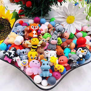 Cuentas de silicona 3D con forma de animales de grado alimenticio para bolígrafos infantiles, accesorios de cuentas sueltas, cuentas de silicona para bolígrafos, llaveros y manualidades DIY - Product Image 2