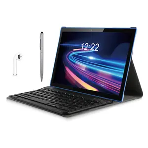 Custom 10 inch 2 in 1 keyboard tablet ips 1280*800 touch screen android tablet pc with sim card