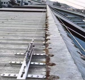 Dispositivo de anclaje fijo de cabeza y <span class=keywords><strong>cola</strong></span> de acero inoxidable de alta resistencia para sistema de línea de vida de techo resistente a la corrosión solución personalizada - Product Image 6