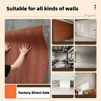 Panel Batu Tahan Air Modern yang Fleksibel untuk Dinding Eksterior Hotel, Lembaran Veneer Batu Tulis Buatan dengan Harga Pasar