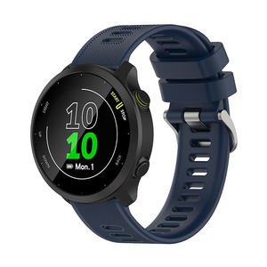<span class=keywords><strong>Bracelet</strong></span> de montre en silicone de remplacement 20 mm pour <span class=keywords><strong>Garmin</strong></span> <span class=keywords><strong>Forerunner</strong></span> 158 <span class=keywords><strong>55</strong></span> Montre intelligente - Product Image 2