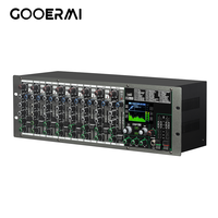 Console de mixage audio 10 canaux DP10 à montage en rack avec 99 effets DSP intégrés, égaliseur 3 bandes, sortie stéréo pour sonorisation de scène