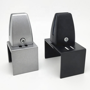 Divisor acrílico de aluminio <span class=keywords><strong>para</strong></span> escritorio de oficina, soporte de pantalla, abrazadera de cubiciclo de escritorio, puede encajar 49-80mm, abrazadera extraíble - Product Image 3