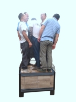 Équipement de réseau de barre de fabrication chariot pratique Table promotionnelle de supermarché à vendre