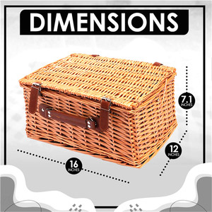 Piccolo Cestino Rosso Bel Da Picnic Oem Set Di Cesti Picknick Ceste Africani Campeggio Del Cesto Vuoto Bello Xxl - Product Image 4