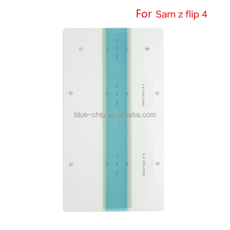 6. Per Samsung Z Flip4 - Pellicola posteriore HD 3 in 1