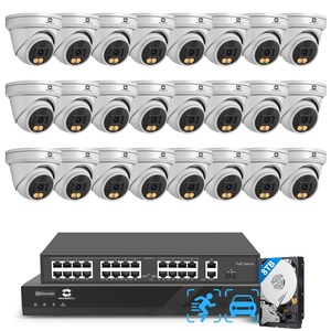 4k ai phát hiện thông minh kép ánh sáng tháp pháo máy ảnh sắc nét tầm nhìn ban đêm 32 kênh PoE NVR Hệ thống an ninh để dễ dàng cài đặt - Product Image 2