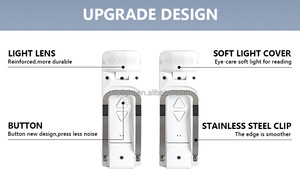 Lampe LED USB rechargeable mini pliable à clipser, abat-jour vert foncé moderne pour lecture intérieure et usage au bureau, alimentée par batterie DC - Product Image 4