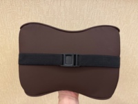 Coussin de tête de voiture en cuir confortable Marcan, soutien du cou en mousse à mémoire de forme, 0,5 kg, design de luxe, pour tous les âges, logo personnalisable, OEM