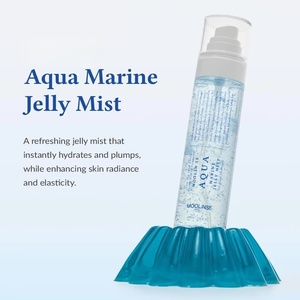 MOOLINSE Aqua Marine Jelly Mist, brume faciale légère ultra-fine, sérum hydratant, PDRN, triple acide hyaluronique - Product Image 4