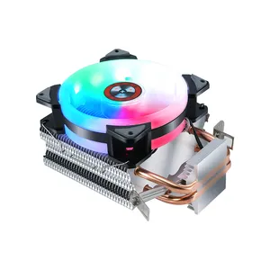 Custom Best Copper Radiator Heatsinks Computer Case LED CPU Cooler Fan Air And Liquid Cooling Case For Desktop Gaming Case