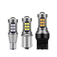 BA15S 1156 P21W 7440 T15 W16W LED 27 SMD 3030 Ampoule LED de voiture, feux de jour, clignotants, feux de recul