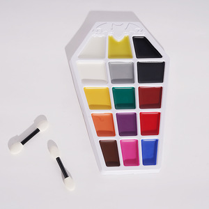 Fournitures de peinture pour le visage et le corps vegan en marque privée, pigment non toxique à base d'eau, <span class=keywords><strong>kit</strong></span> de <span class=keywords><strong>maquillage</strong></span> pour Halloween, peinture de <span class=keywords><strong>vampire</strong></span> - Product Image 4