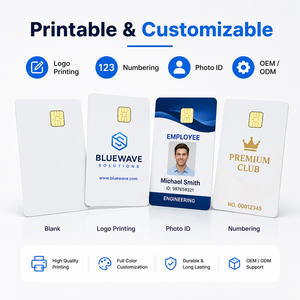 <span class=keywords><strong>Carte</strong></span> à puce intelligente SLE4442 en PVC imprimable standard, format <span class=keywords><strong>carte</strong></span> de crédit, pour vente en gros - Product Image 5