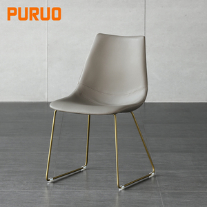 Chaises de banquet confortables en cuir PU orange ignifuge Puruo pour événements, mariages, décoration d'hôtel, vente en gros - Product Image 5