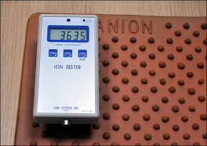 Détecteur de lunettes à ions négatifs <span class=keywords><strong>com</strong></span>-<span class=keywords><strong>3010pro</strong></span> testeur d'ions tissu de carreaux - Product Image 5