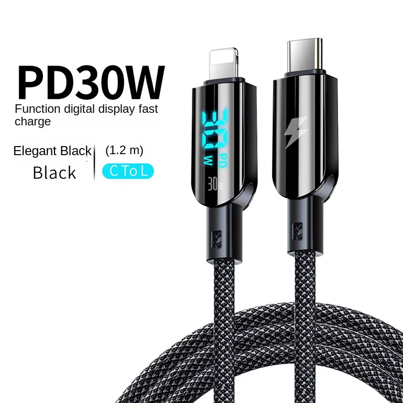 carga rápida pd30w negra