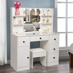 white christmas dresses Luxury Modern Bespoke Style Carving Dressing Table