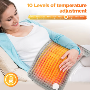 Almohadilla Térmica Lavable con 9 Niveles de Calor <span class=keywords><strong>para</strong></span> Aliviar el Dolor de Espalda, Cuello, <span class=keywords><strong>Hombros</strong></span>, Abdomen, Rodillas <span class=keywords><strong>y</strong></span> Piernas, Precio al por Mayor - Product Image 5