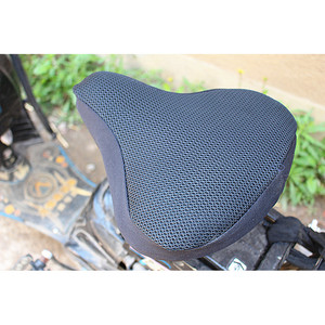 Funda de cojín para asiento de bicicleta de malla 3D, gruesa, transpirable, cómoda, para bicicleta eléctrica, para todas las estaciones, Unisex, adultos - Product Image 3