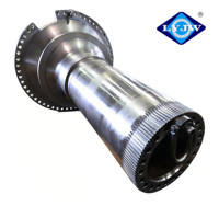 Arbre d'engrenage flexible en acier allié 35CrMo pour éolienne, compatible avec les moteurs
