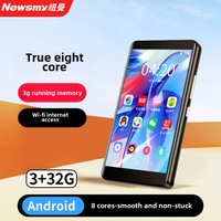 Lecteur MP3 Mini Newsmy A6 Android 4.0 pouces avec écran tactile, WiFi, téléchargement d'applications, lecture de jeux, lecture de vidéos, lecture d'e-books, mémoire native 32 Go