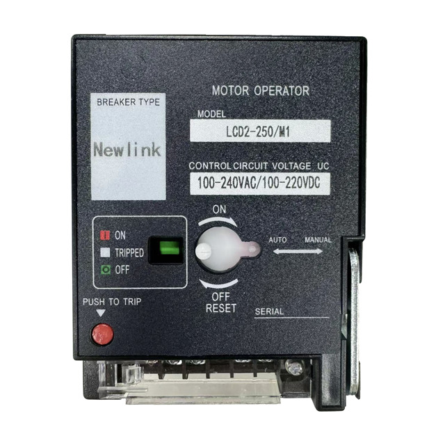 High Breaking Capacity 400 Amp Motorized Operating Breaker Smart MCCB 220V 50/60Hz Certified IEC 60947-2 for Power Distribution