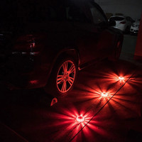 Véhicule d'urgence 1Pack LED Flare de sécurité routière Clignotant Voyant Magnétique Trafic Balises de sécurité routière pour Camions Bateau