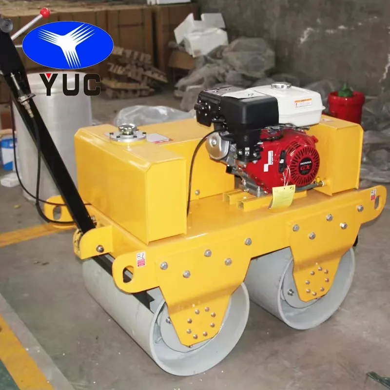 Road Rolling Machine Fully Hydraulic System Double Drum Vibratory Road Roller Manufacturer