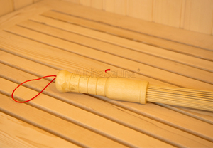 Alphasauna-Accesorios de madera para Sauna, cepillo de baño interior, suministros de baño, batidor de bambú, en venta - Product Image 4