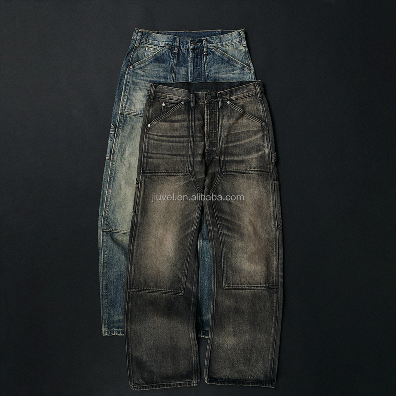 Custom Men s Stone Washed Patchwork