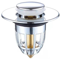 Tapón para fregadero de baño, filtro de drenaje emergente para fregadero con filtro extraíble de acero inoxidable, cesta, Colector de pelo, filtro de drenaje Universal