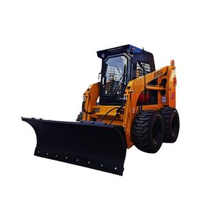 kleiner kompaktlader mit hydraulischem trennwagen /trencher/ schneckenvorrichtung /sweeper/ winkelschaben kompaktladeranlagen - Product Image 2