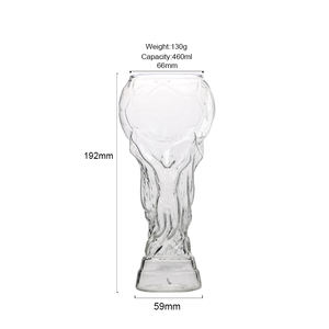Tazas de agua para beber <span class=keywords><strong>cerveza</strong></span>, vaso grande de vidrio único para fútbol, <span class=keywords><strong>cerveza</strong></span>, whisky, Bar, Pub, regalos de fiesta - Product Image 2