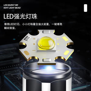 Linterna LED 9503 de Aleación de Aluminio, Recargable, para Camping, Portátil, de Alta Potencia, Largo Alcance, Carga USB - Product Image 2