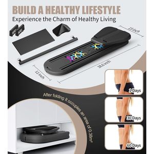 Set di Reformer per Pilates da allenamento a casa Premium con pannello per esercizi 7-in-1 con pannello per il rullo per addominali accessori per il Trainer-Pilates - Product Image 6