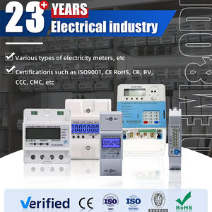 High-Precision Smart <strong>Prepaid</strong> IC Card 3 Phase <strong>Electricity</strong> <strong>Meter</strong> LCD Display RS485 Electric Power DIN Rail Mounted Energy <strong>Meter</strong> - Product Image 2