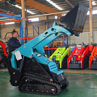 Mini-chargeuse compacte sur chenilles 25 CV avec moteur diesel Kubota, vente directe usine, haute qualité, vente en gros