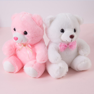 ตุ๊กตาหมีวาเลนไทน์สีสันสดใส ขนาด 22 ซม. มีไฟ LED ของขวัญสำหรับสาวๆ ตุ๊กตาหมีนุ่มนิ่มเรืองแสง ตุ๊กตาหมีการ์ตูน หมอนตุ๊กตาหมี - Product Image 3