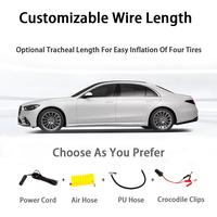 2 Cylinder Portable DC 12V Automatic Air Compressor Car Tire Inflator with Metal Air Pump CE Certification for Cars&Trucks
