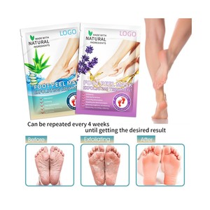 Gel exfoliante de lavanda y <span class=keywords><strong>Aloe</strong></span> <span class=keywords><strong>Vera</strong></span>, mascarilla Exfoliante <span class=keywords><strong>para</strong></span> pies, tacones secos <span class=keywords><strong>agrietados</strong></span> y callos - Product Image 6