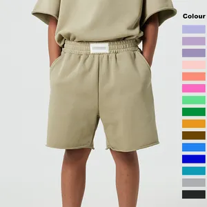 Ropa de verano con logotipo personalizado, pantalones cortos deportivos elásticos de Color sólido para adolescentes para niños y niñas, pantalones cortos para niños Hip Hop 2024, pantalones cortos para niños