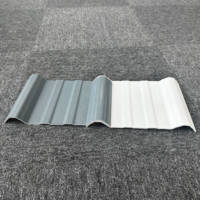 Colocación directa de Tejas corrugadas de PVC rojas y moradas originales, tejas Lisas para plantas de fabricación de sombra Transl Interior de templo