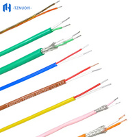 Fil de mesure industriel haute température, type K/E/J/T/N/R/S, fil thermocouple d'extension en PTFE, équipement électrique multibrins