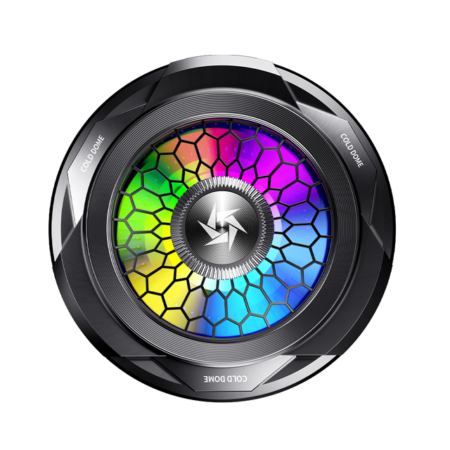 High-Power SL25 Semiconductor Mobile Phone Cooler 15W Quick Ice Cooling Magnetic Clamp Colorful LED Type-C Fit 4-7 Inch Phones